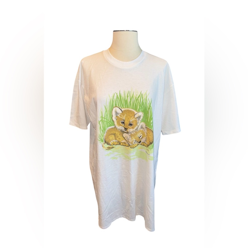 Vintage Kittens Lion Cubs Sleep Shirt